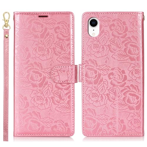 Étui iPhone XR en cuir PU premium avec clapet magnétique élégant