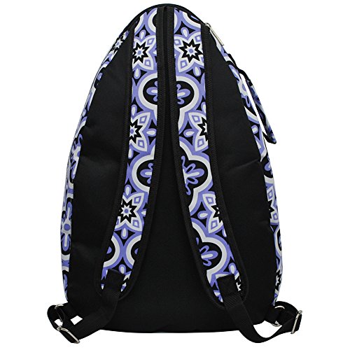 NGIL Quatrefoil Paradise Tennis Racquet Holder Backpack3