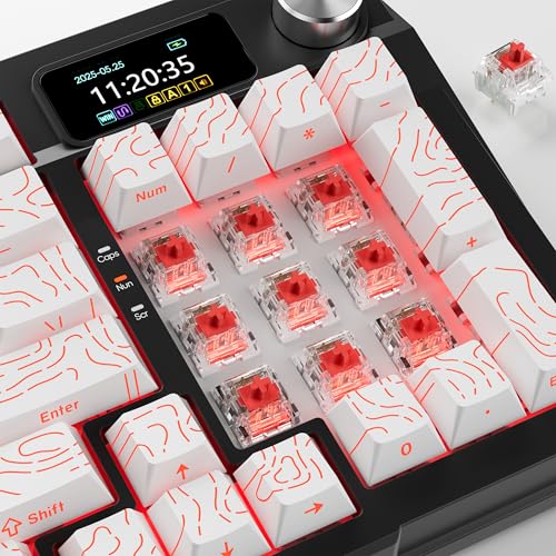 Image of Mechanical Gaming Keyboard Red Switches,3 Pin 50gf RGB SMT Linear Switch,Dustproof and Waterproof Switch (Red,36PCS)