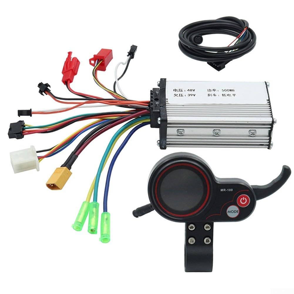 Zoegneer Kit de contrôleur MR-100 avec écran LCD 36 V 48 V pour trottinette électrique pour KUGOO (48 V)