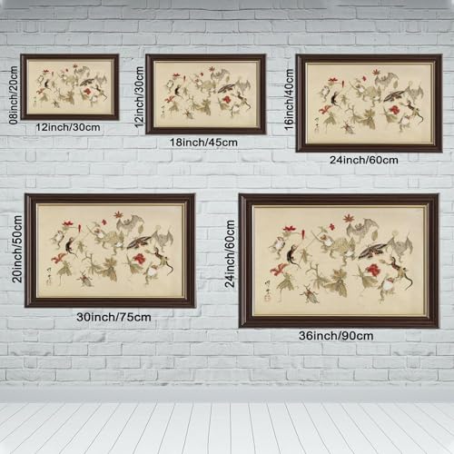 Forêt dansante de grenouilles impression sur toile cadre suspendu