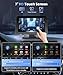 Podofo Portable Car Stereo Wireless Carplay Android Auto,7 Inch Touch Screen Car Radio with Bluetooth Hands-Free/Mirror Link/Maps Navigation/Voice Control/TF Card/AUX,for Cars, Trucks, SUVs