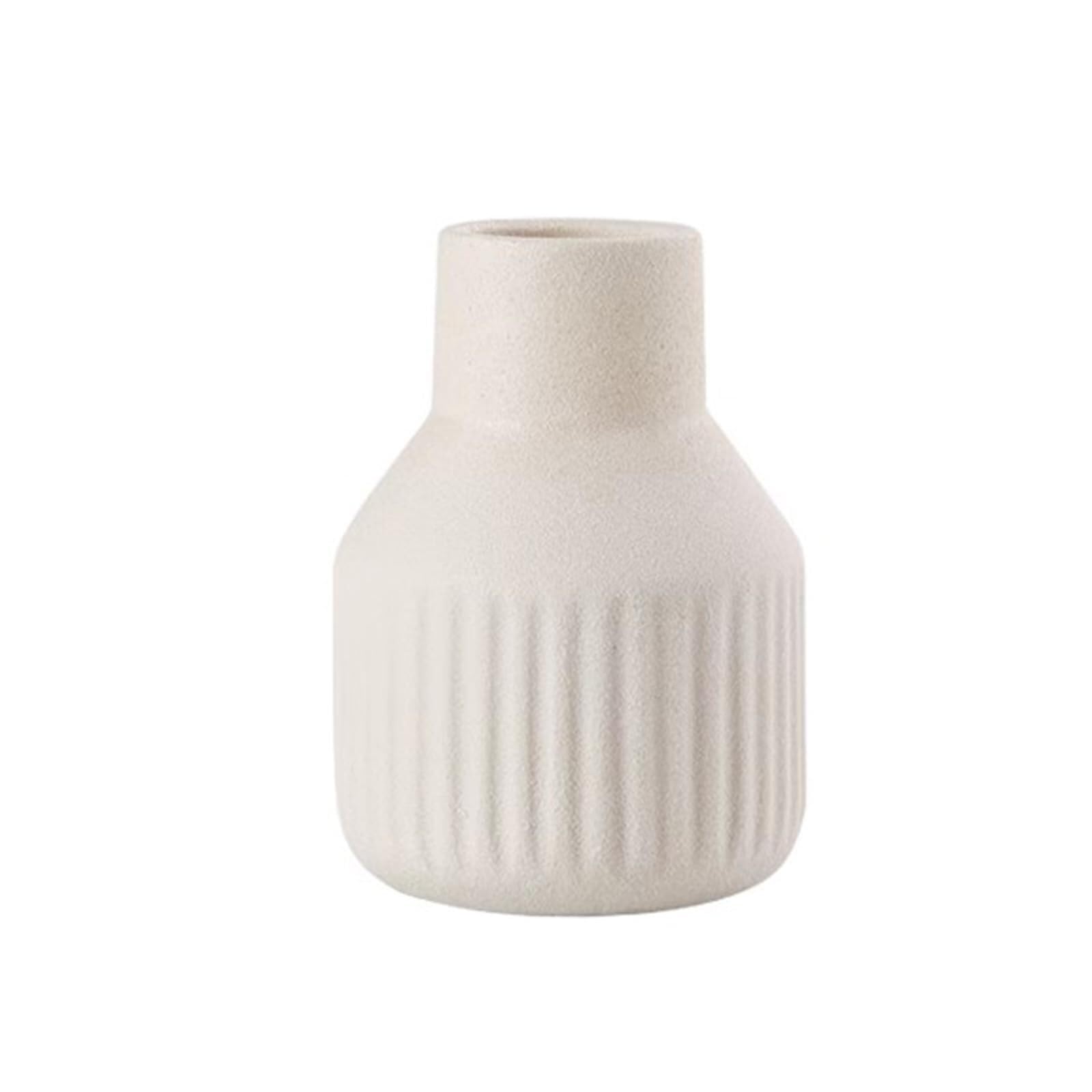 Vase en céramique pour petites fleurs à tige pour magnifier une étagère de salon