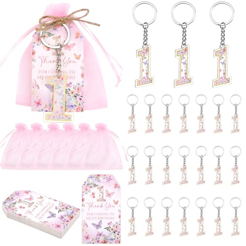 Image of Party Favors Theme Baby-Shower Keychain Set