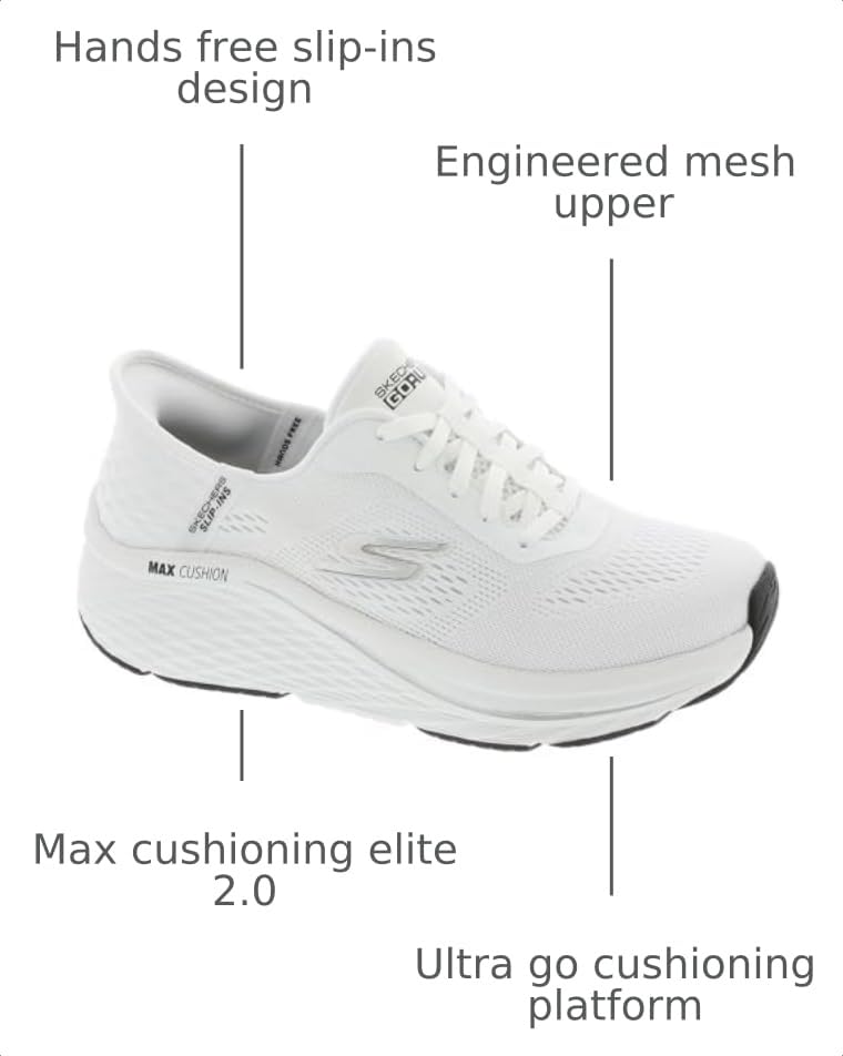 Image of Skechers Women's Max Cushioning Elite 2.0 Vanish Hands Free Slip-ins
