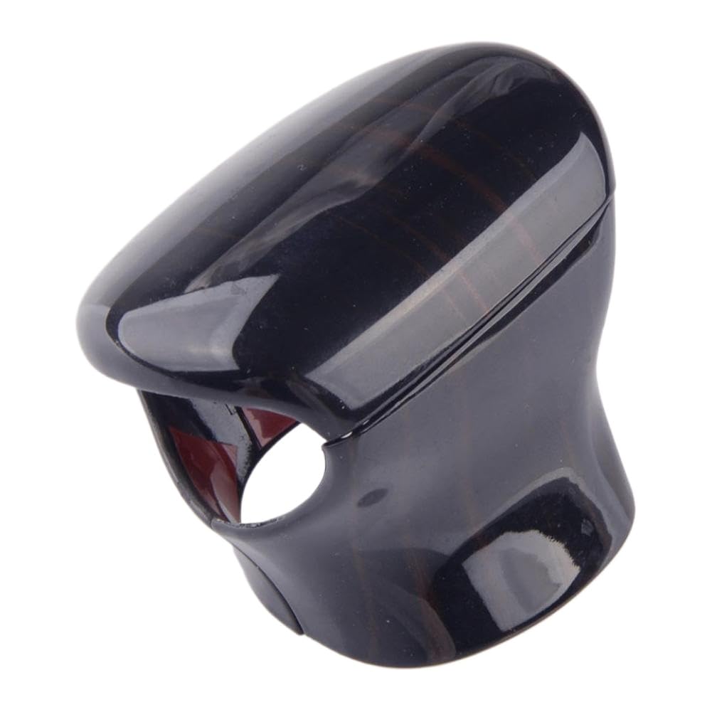 OGBTKIZP Auto Gear Shift Knob Cover Trim Black Wood Grain ABS Compatible with Lexus ES350 ES300h 2018 2019 2020