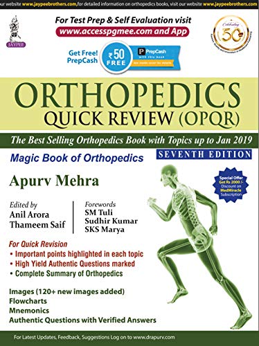 Orthopedics Quick Review (OPQR): Magic Book of