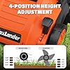 MAXLANDER Electric Dethatcher and Scarifier, 13” 12Amp 2-in-1 Lawn Dethatcher with 4-Position Depth Adjustment, 30L Removable Collection Bag, Airboost Technology Increases Lawn Health