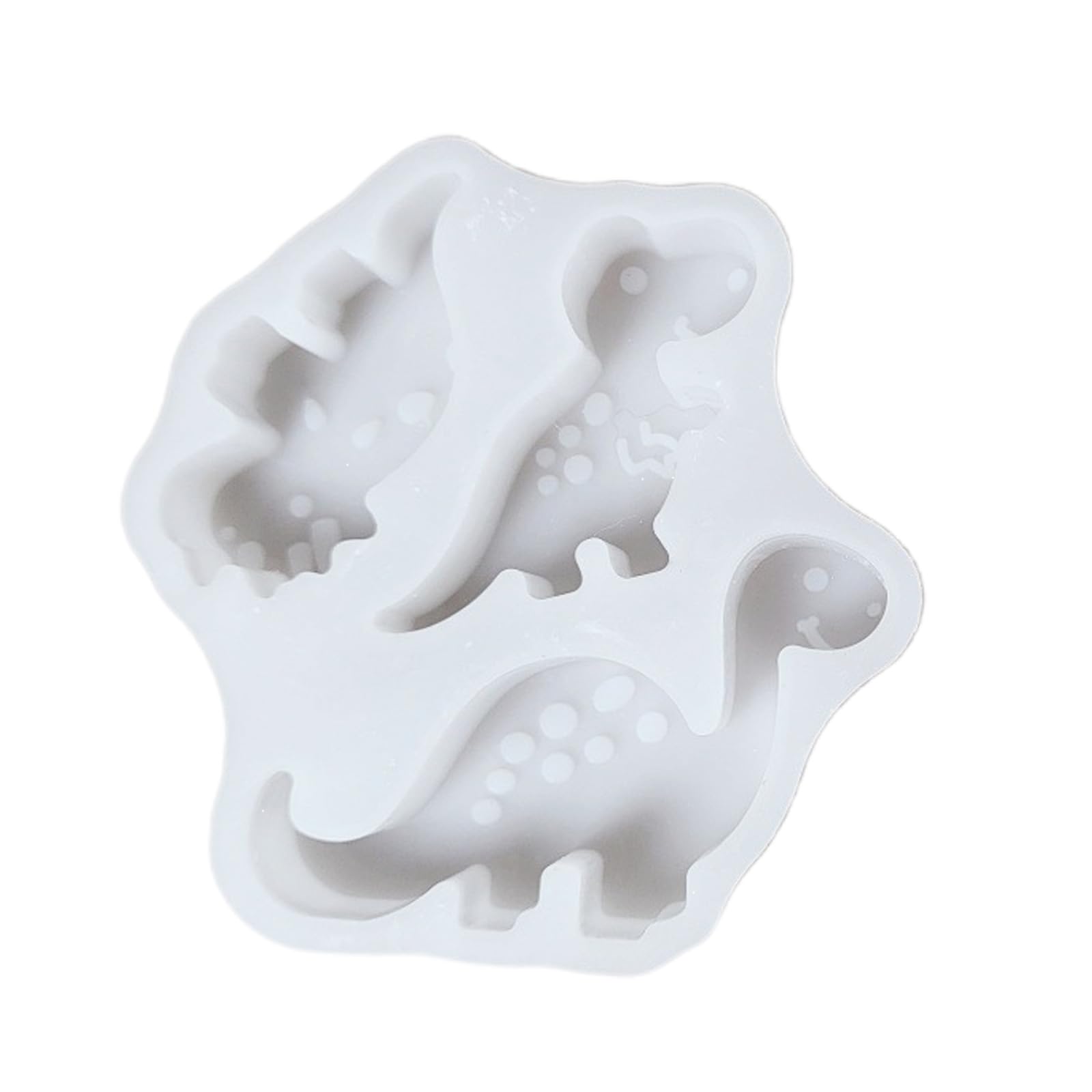 Msioytog Dinosaur Shape Silicone for Cement Plasters Making Craft Projects Supplies Dinosaur Cement