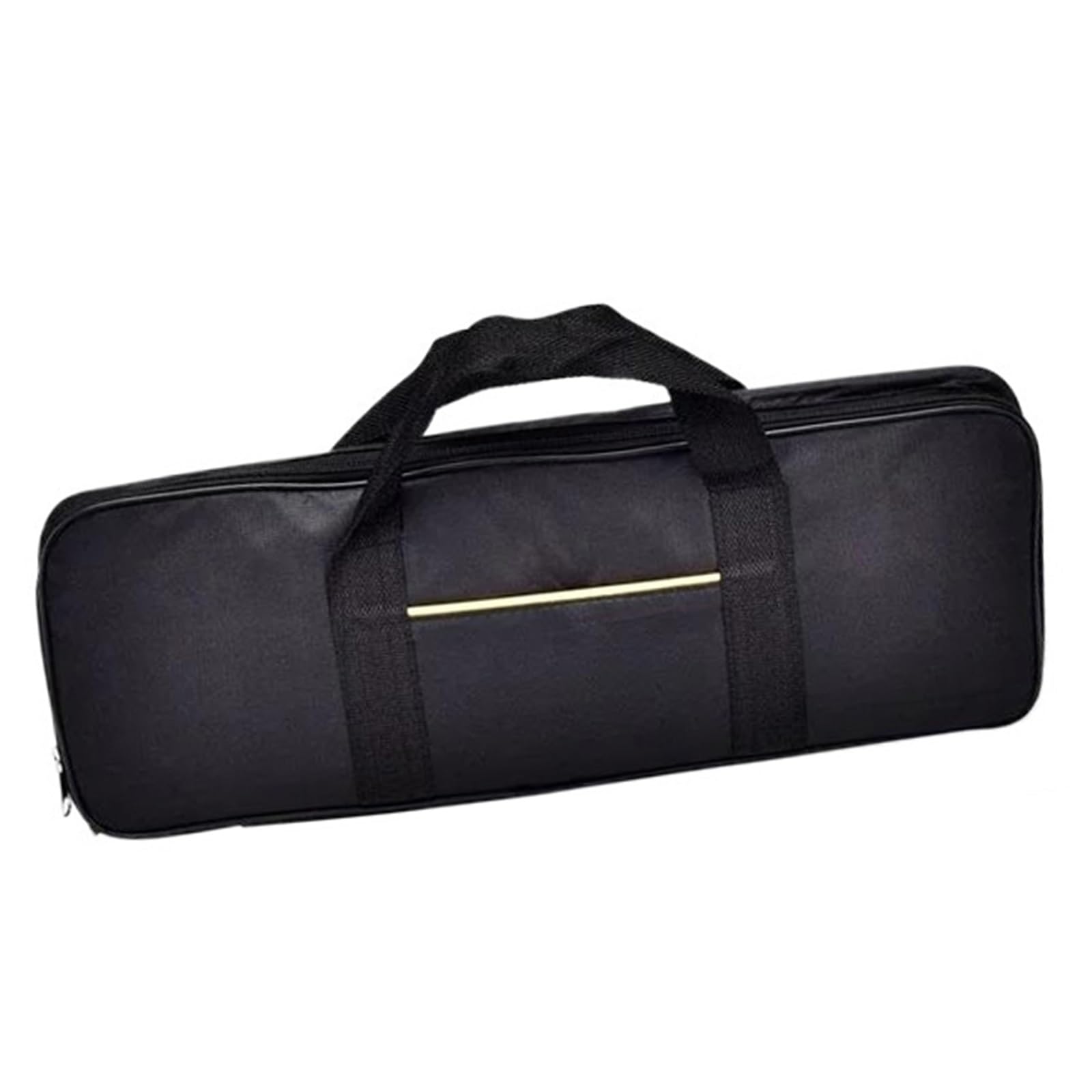 Pianino Elektroniczne Składane Pianino Elektryczne 61 Klawiszy Przenośna Klawiatura Do Profesjonalnych Występów(Black)