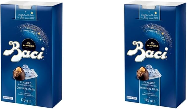 Original Dark Bijou, Fine Chocolate Truffle with Hazelnuts, 175g (Pack of 2)