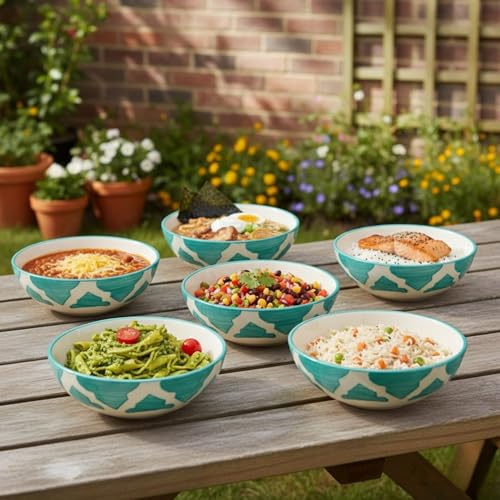 Image of Mini Seasoning Bowls for Soy Sauce Condiments Appetizers Family and Restaurant Use Simple Design Bowls for Home Dining, Everyday Meals, Food Holding and Cafe Serving (Green, Set of 6)