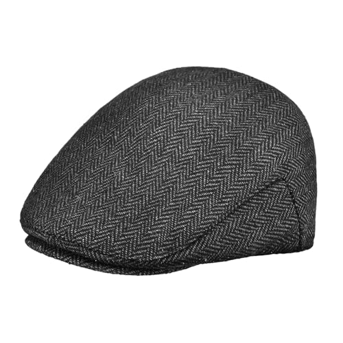 Vintage Newsboy Hat for Boys Stylish Flat Cap with Classic Design Comfortable Accessory for Outfits Multi