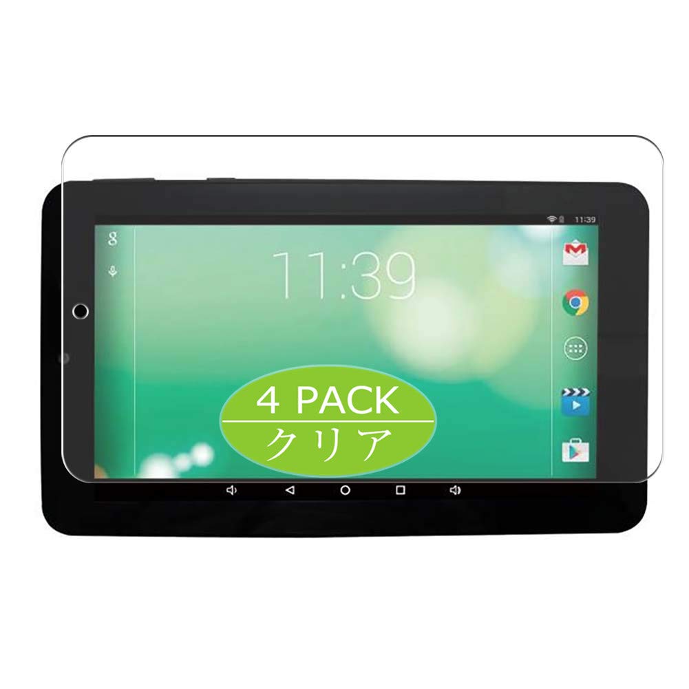 Amazon.co.jp: 4枚 VacFun フィルム ， POKETAB 7 SWA7108 ポケタブ 7