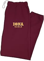 Vista 293 de Official Collegiate NCAA Jogger Sweatpants Unisex for Men & Women Primary Logo School Color Collection