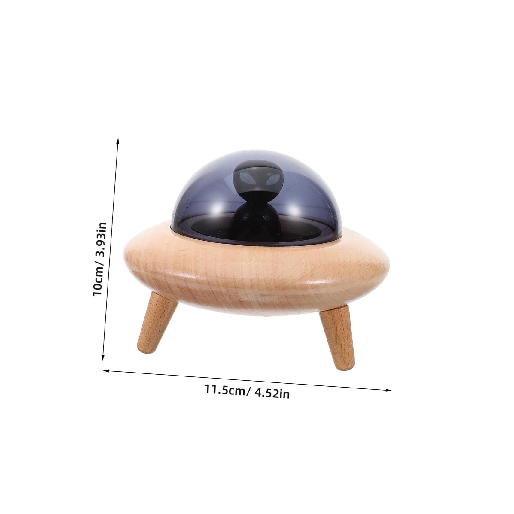 Totority Baby Tooth Case Wooden Baby Tooth Storage Decorative Boys and Girls's Sturdy Structure