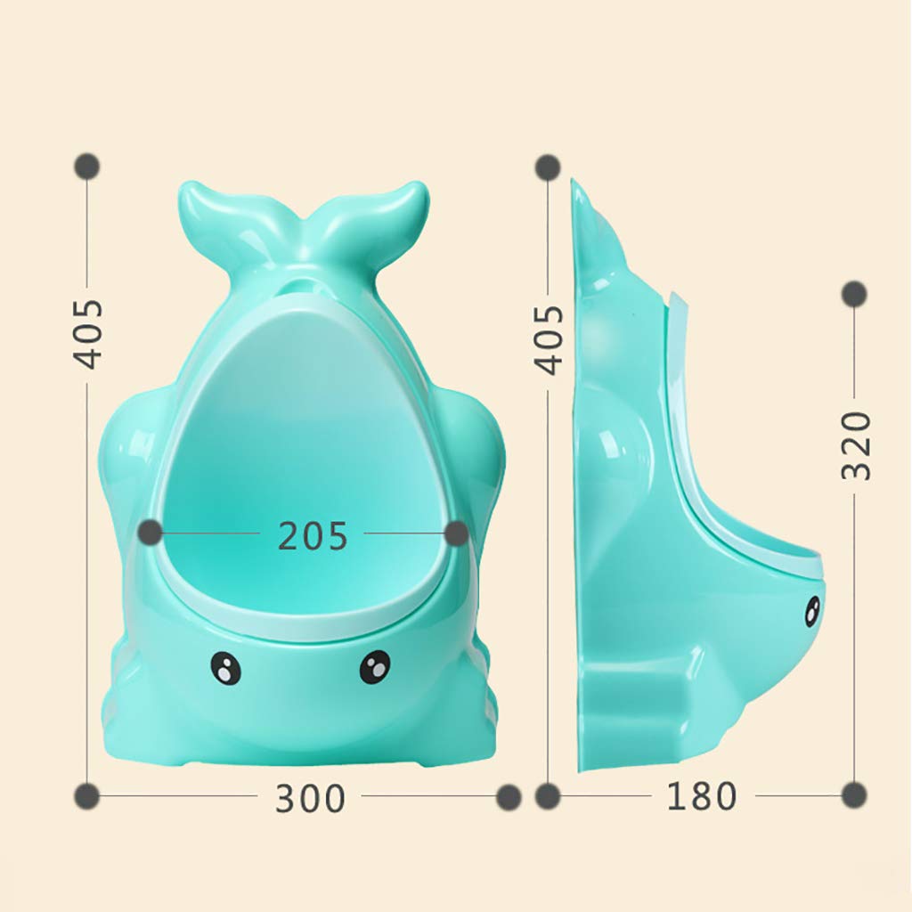 Orinatoio per Bambini Vasino da Allenamento, Bersaglio Interessante per Bambini Orinatoio da Parete per Bambini, Design Diviso per Un Facile Lavaggio,Blu