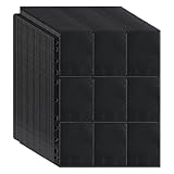 【Gran capacidad】Un total de 540 ranuras para 30 páginas (2*9 ranuras por lado) que miden 68 x 92 mm. Los bolsillos están ubicados en ambos lados de cada página, duplicando la capacidad del álbum.