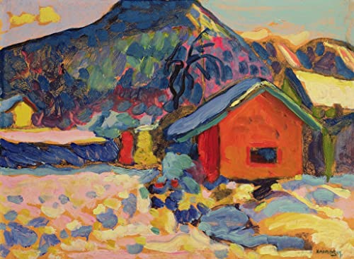 Peinture moderne de Kandinsky une œuvre d'art abstraite sur toile premium 60x90cm