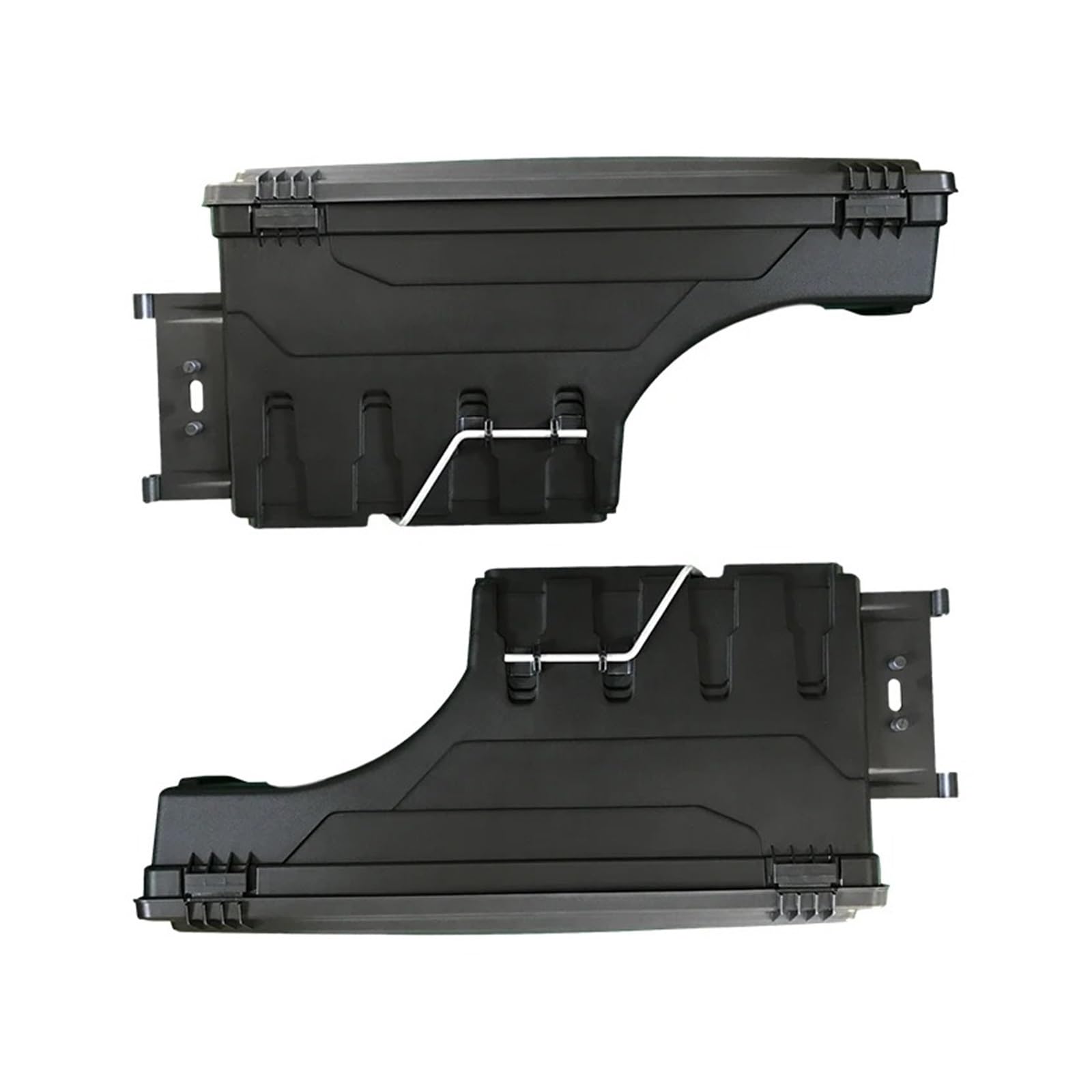Lhdktee Cargo Cover For Ranger T6 T7 T8 Pickup 2012 2013 2014 2015 2016 2017 2018 2019 2020 Exterior Auto Rear Trunk Storage Tooling Box Rear Trunk Parcel Shelf(2piece)