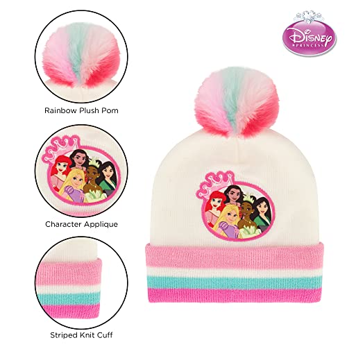 Disney Girls' Winter Earmuffs and Kids Gloves Set, Princess for Ages, Age 4-73