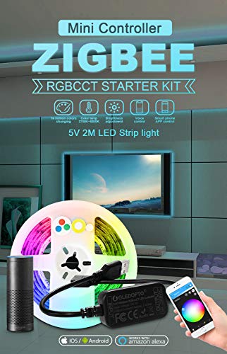 Tira de LED Zigbee RGBCCT USB 2M Kit Smart miniatura 3