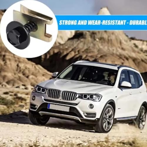 Clips metálicos en forma de U para modificación de parachoques de coche y molduras 3