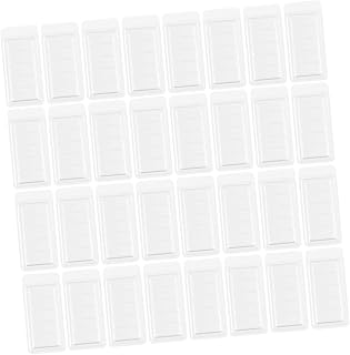 Housoutil 100 pcs Empty Wax melt molds DIY Wax melt containers Transparent Wax melt containers Empty Wax Melting containers Empty Wax Melting molds Clear Wax melt containers Candle