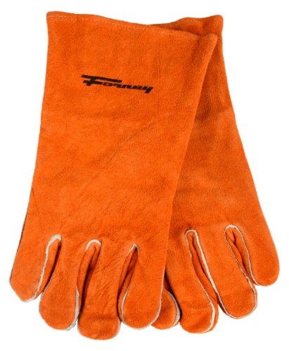 Forney 53432 Brown Leather Men's Welding Gloves, X-Large