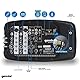 Gemini Sound ES-210MXBLU Professionelles Audio-Bluetooth-PA-System mit zwei 10-Zoll-Tieftofer-Lautsprechern und Mikrofon inklusive, abnehmbarer 8-Kanal-Mischer, 4-Linien- / Mic-Eingänge, SD, USB