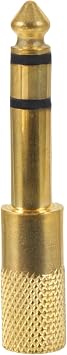Audio Adapter Microphone Headset Microphone Adapter Headphone Charger Adapter Jack Adapter Amplifier Guitar Converter Headphone Adapter Golden Alloy