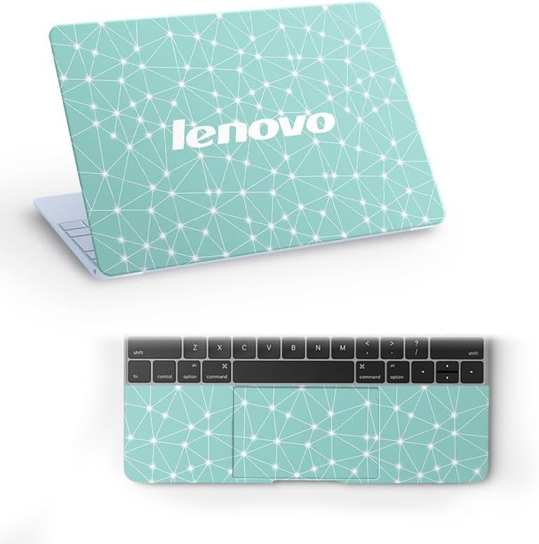 Lenovo D34 Full Vinyl Laptop Skin/Sticker/Cover for 14 Inches Laptops Laminated-Removable-HD Quality Compatible for Lenovo (13.8x9.6 Inches)