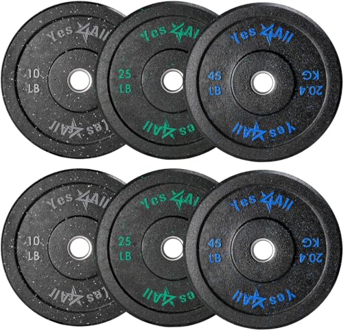 Yes4All 2 Inch Bumper Plate Set
