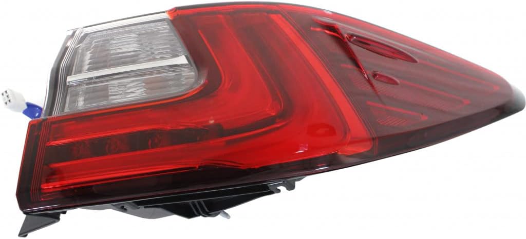KarParts360 For Lexus ES350/ES300h 2016 Tail Light Unit Passenger Side LED | Outer For LX2805130 | 81551-33621