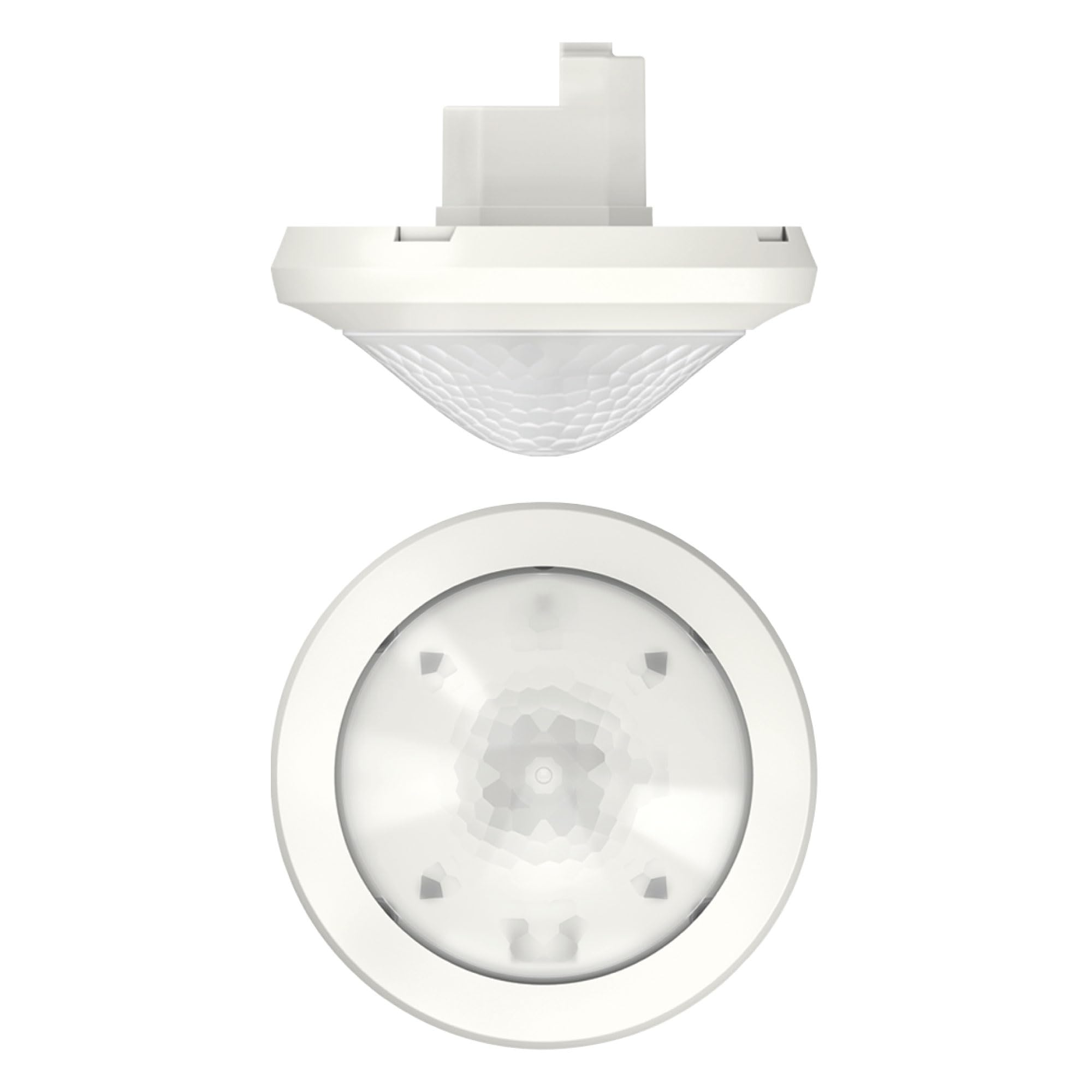 Theben 2080530 theRonda S360 Slave UP WH Detector de Presencia Secondary | empotrado en techo, versiónesclavo para theRonda-Maestro, zona detección redonda 360°, 8 m/50 m², blanco