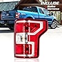 LIDNADY Brake Tail Light Rear Lamp Assembly Replacement Compatible with Ford Pickup F150 F-150 18-20 2018 2019 2020 (Right Passenger Side)