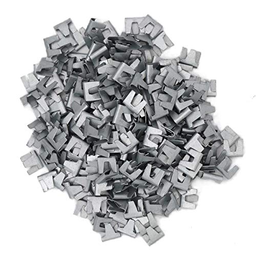 MUYIRTED Drahtkäfig-Schnallen-Clips und Zangen-Set, 300 Stück Clips, Metallschnallen-Clip für Haustier Katze Hund Kaninchen Käfig und Rinder Schaf Zaun Drahtgeflecht
