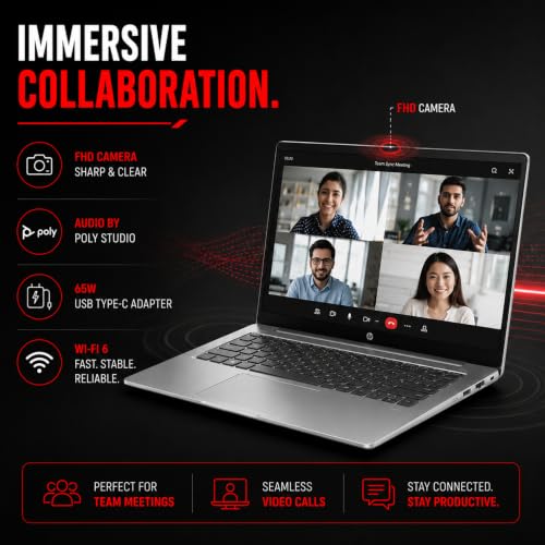 Image of HP ProBook 440 G11 Laptop | Intel Core Ultra 7 155U Processor | 16GB DDR5 RAM | 512GB PCIe NVMe SSD | 14-Inch Business Laptop | Intel Arc Graphics | Wi-Fi 6E | FreeDOS | USB-C & HDMI 2.1 (DJ9P3PT)