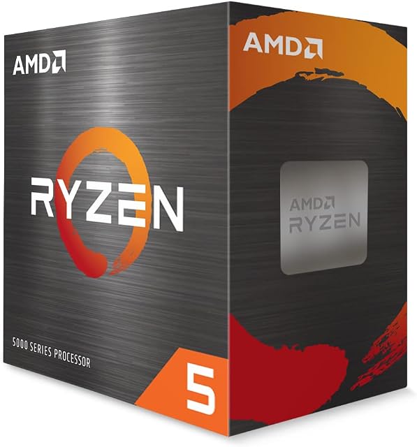 AMD Ryzen 5 5500 Unlocked 6-Core 12-Thread Desktop Processor with Wraith Stealth Cooler