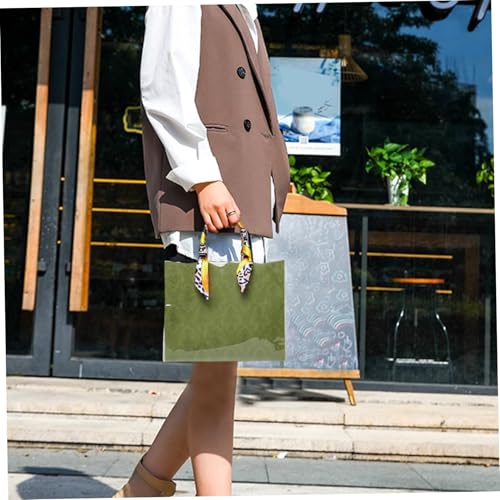 Clear Tote Bag 10x6x8in Large Capacity Clear Bag with Magnetic Clasp DIY-Friendly Transparent with Accessories for Daily Use, Stadium, Outdoor3