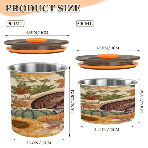 Envase de café hermético de acero inoxidable 30 oz miniatura 2