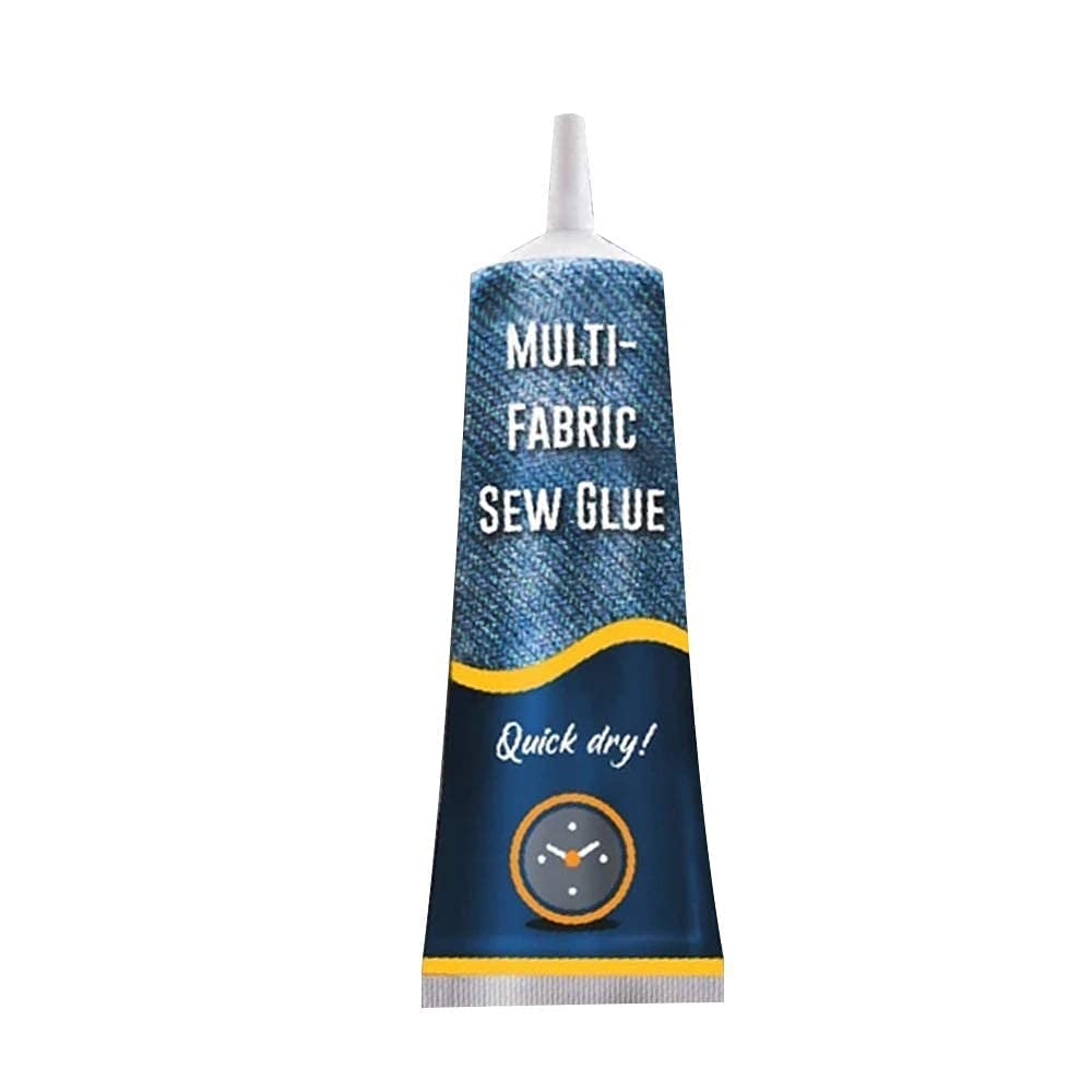 Dweezhet Stitch Liquid Multi Fabric Sew Glue,Cloth Repair Sew Glue Fabric Sewing Adhesive,Ultra-Stick Fabric Glue for Jeans Printing Pants, Cotton Flannel,Denim Leather, Fast Dry and Clear Washable-image-44
