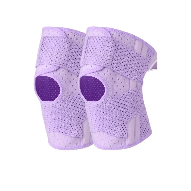 Exercise, protection Adjustable Straps for Knee Pads Sports Protective Sleeves Women’s Patella Men’s Knee Joints for Fitness, cycling, running, playing football(D,Medium)