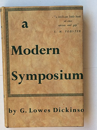 A Modern Symposium B0016HH3MO Book Cover