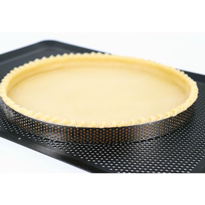 Plaque à pâtisserie plate perforée anti-adhérente - 40 x 30 cm