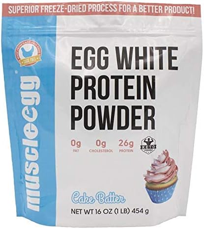 Cake Batter MuscleEgg Egg White Protein Powder (Cage-Free)