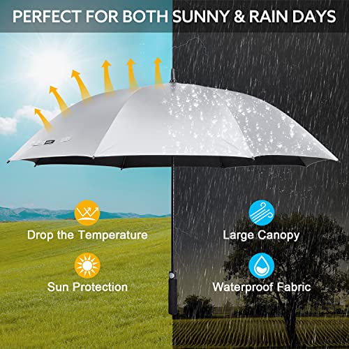 G4Free 62 Inch Clear Golf Umbrella And 62 Inch Upf 50+ Uv Protection Golf Umbrella #TOP3