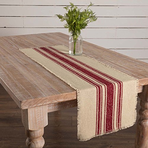 Yuletide-Burlap-Red-Stripe-Runner-12x48 Yuletide Burlap Red Stripe Runner 12×48