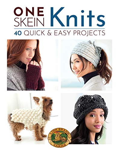 One-Skein Knits: 40 Quick & Easy Projects 1640210776 Book Cover