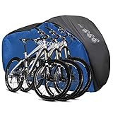 Gazeer Bicycle Cover with Lock Hole Reflective Safety Loops for 29er Mountain Road Electric Bike Motorcycle Cruiser Outdoor Storage, Waterproof, Anti-UV, Heavy Duty Ripstop Material 210D